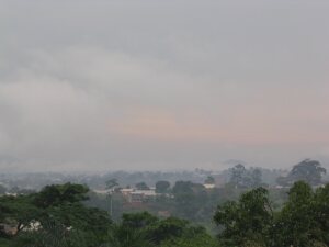 Blick über einen Teil von Yaoundé