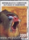 Kameruner Briefmarke 1998: Pavian - 200 F CFA